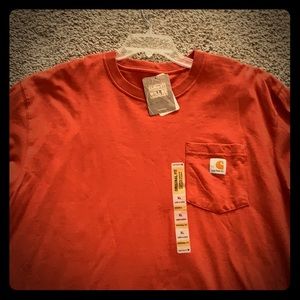 Orange carharrt men’s long sleeve